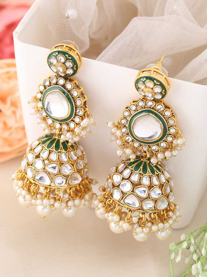 Ivory Aadarshiya Jhumkis