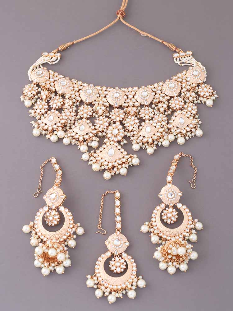 Ivory Abinaya Jewellery Set