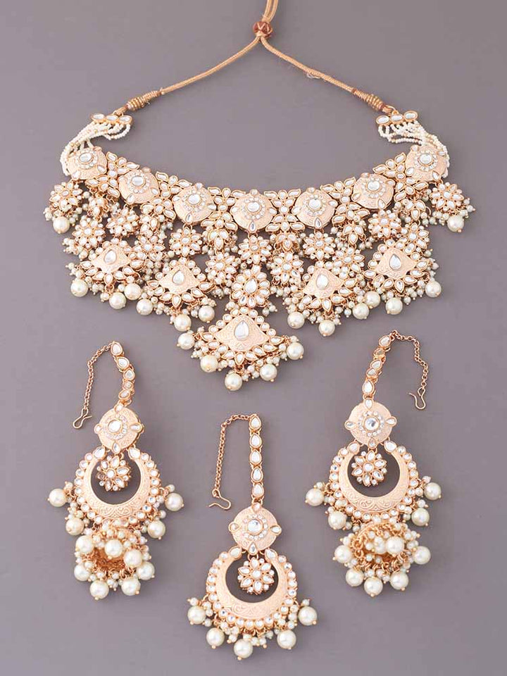 Ivory Abinaya Jewellery Set