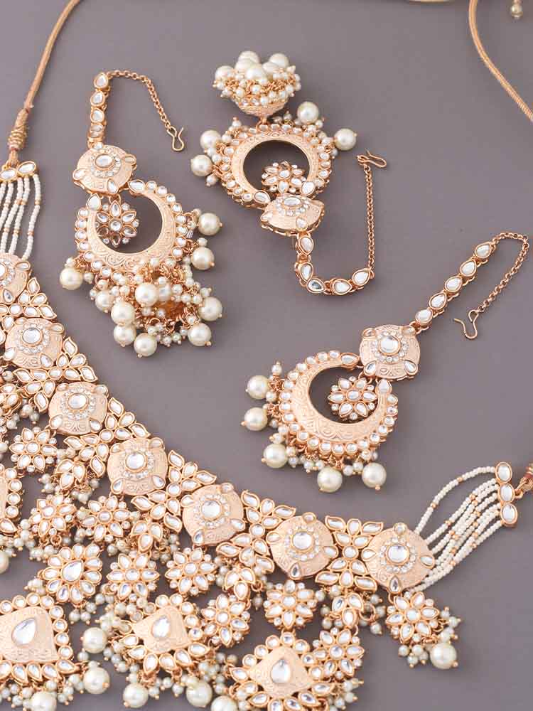 Ivory Abinaya Jewellery Set