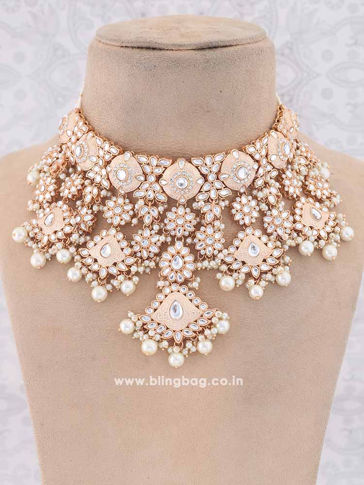 Ivory Abinaya Jewellery Set