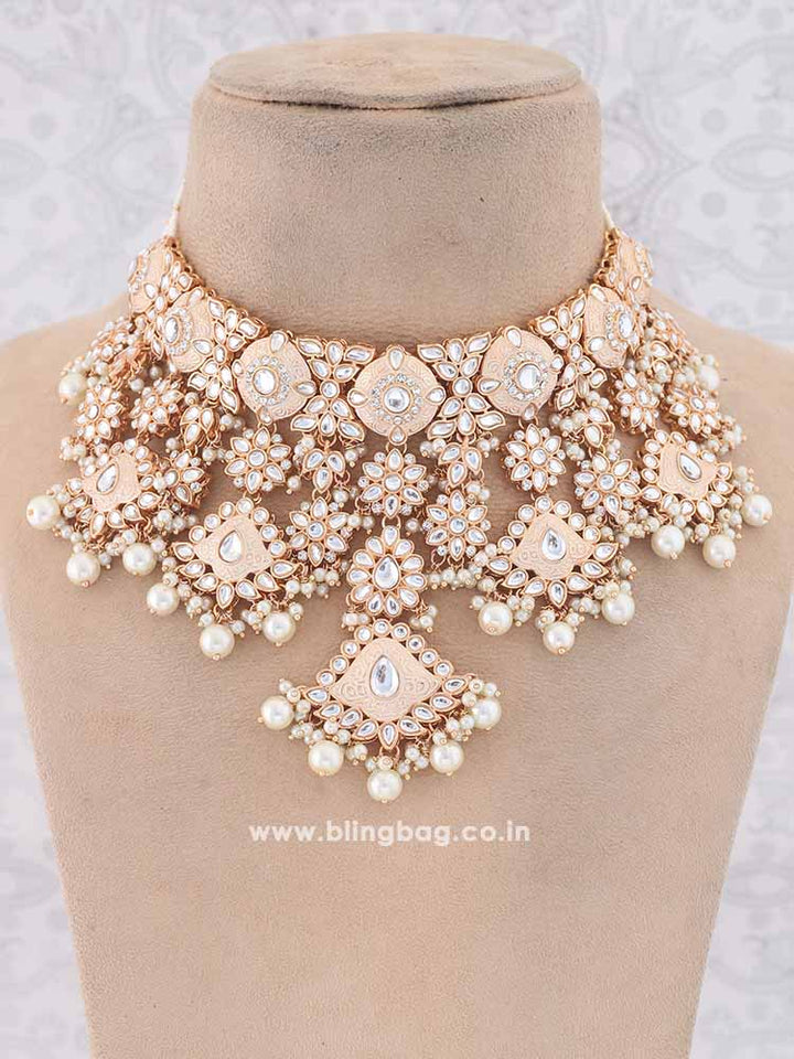 Ivory Abinaya Jewellery Set