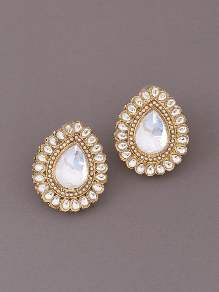 Ivory Bashmini Studs
