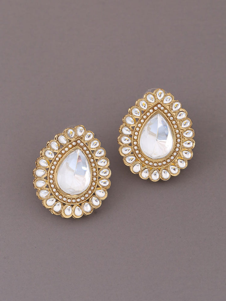 Ivory Bashmini Studs