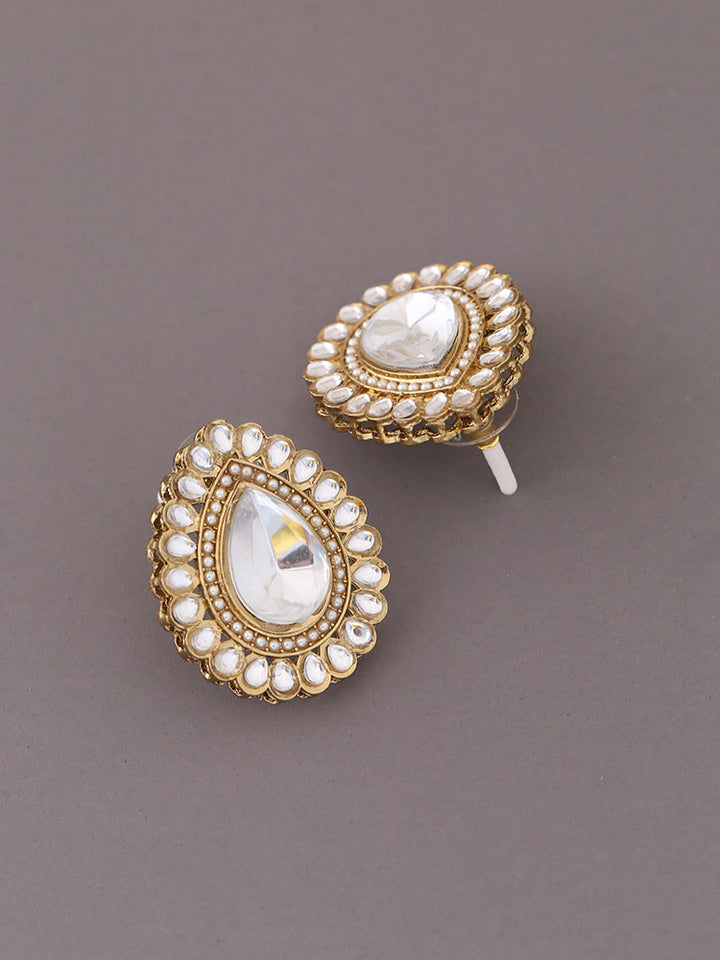Ivory Bashmini Studs