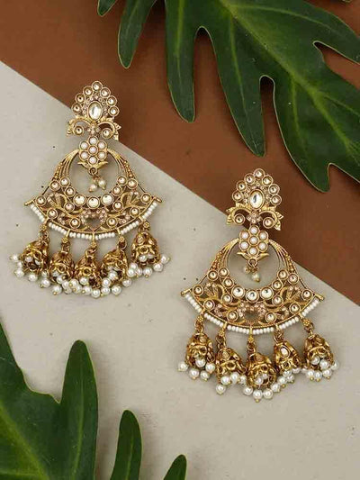 earrings - Bling Bag Ivory Bella Jhumki Earrings