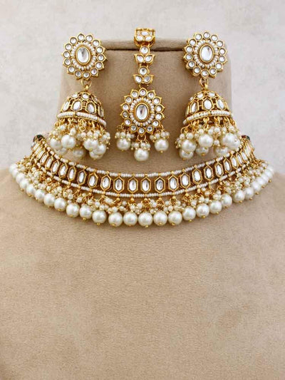 Ivory Bhavika Jewellery set - Bling Bag