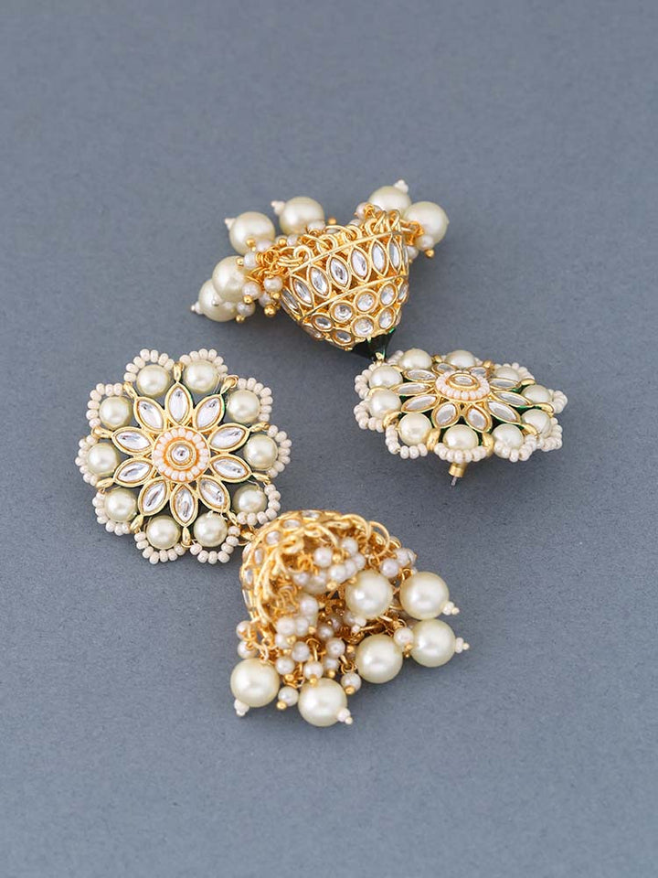 Ivory Chirasvi Jhumkis