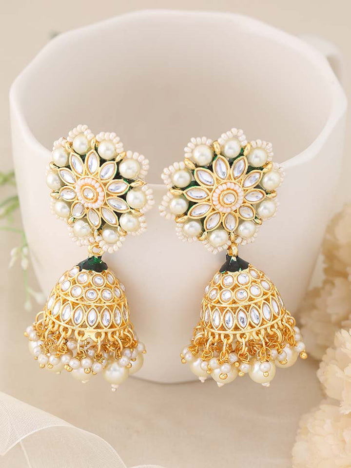 Ivory Chirasvi Jhumkis