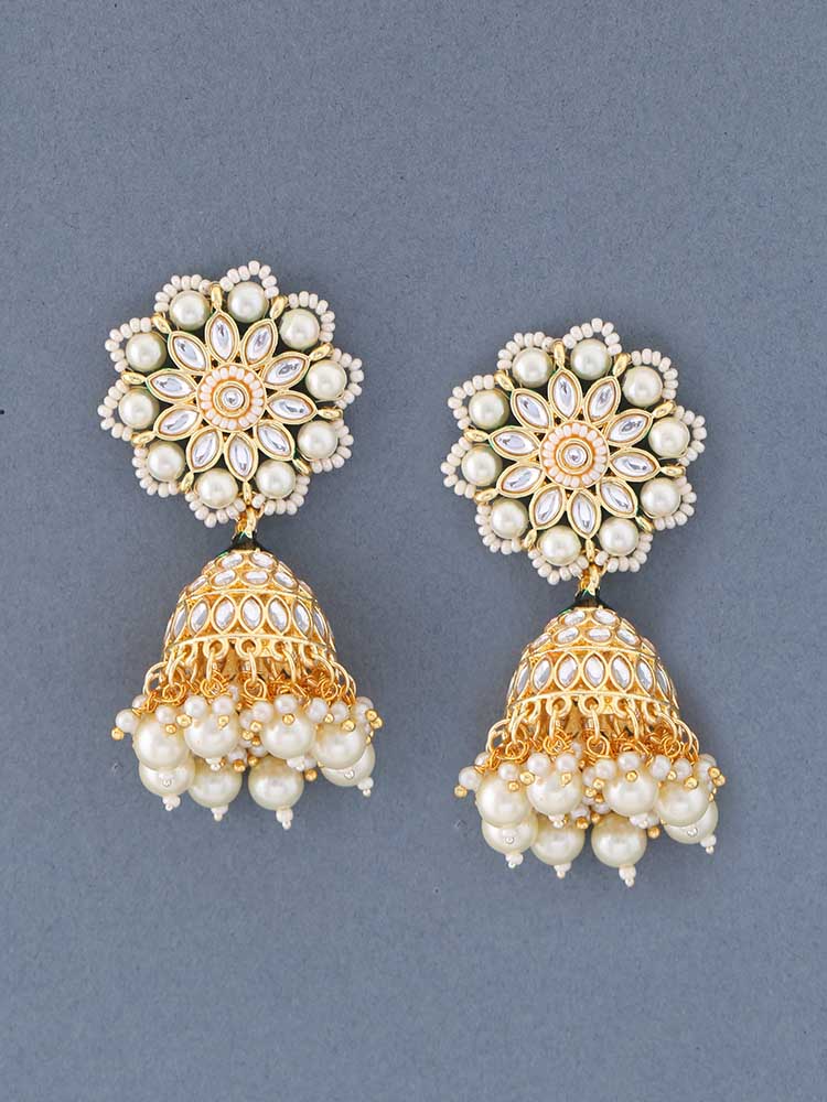 Ivory Chirasvi Jhumkis