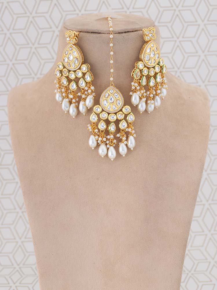 Ivory Deepshika Jewellery Set