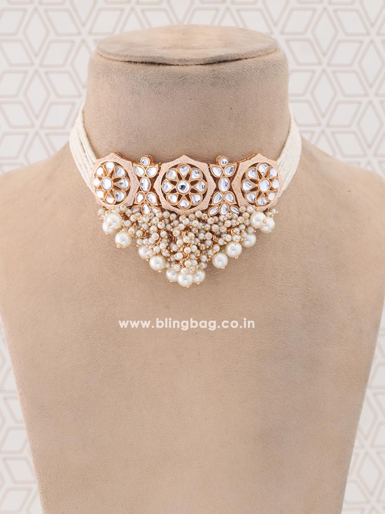 Ivory Dhivja Jewellery Set