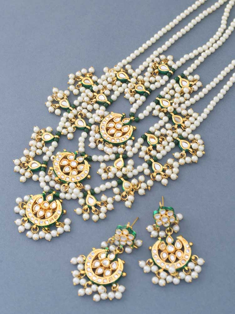 Ivory Hemani Jewellery Set