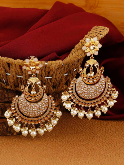 earrings - Bling Bag Ivory Jalsa Designer Earrings