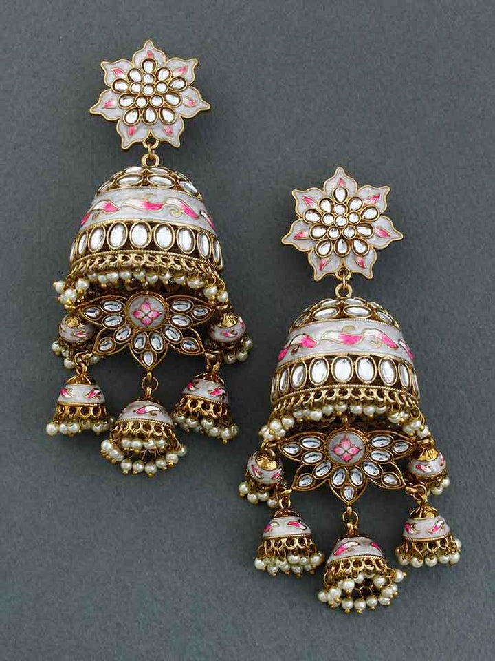 Ivory Kristina Jhumkis - Bling Bag