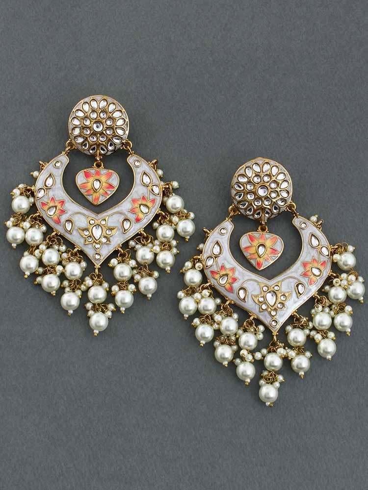 Ivory Roohi Designer Earrings - Bling Bag