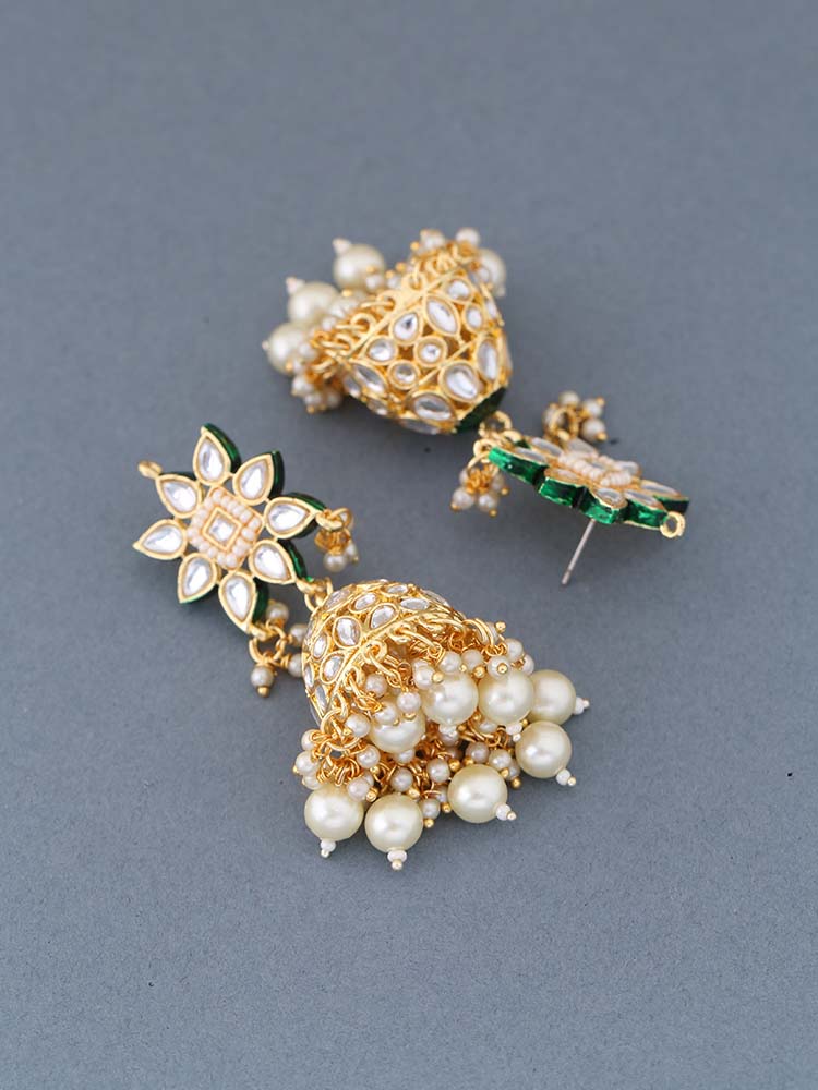 Ivory Thanvika Jhumkis