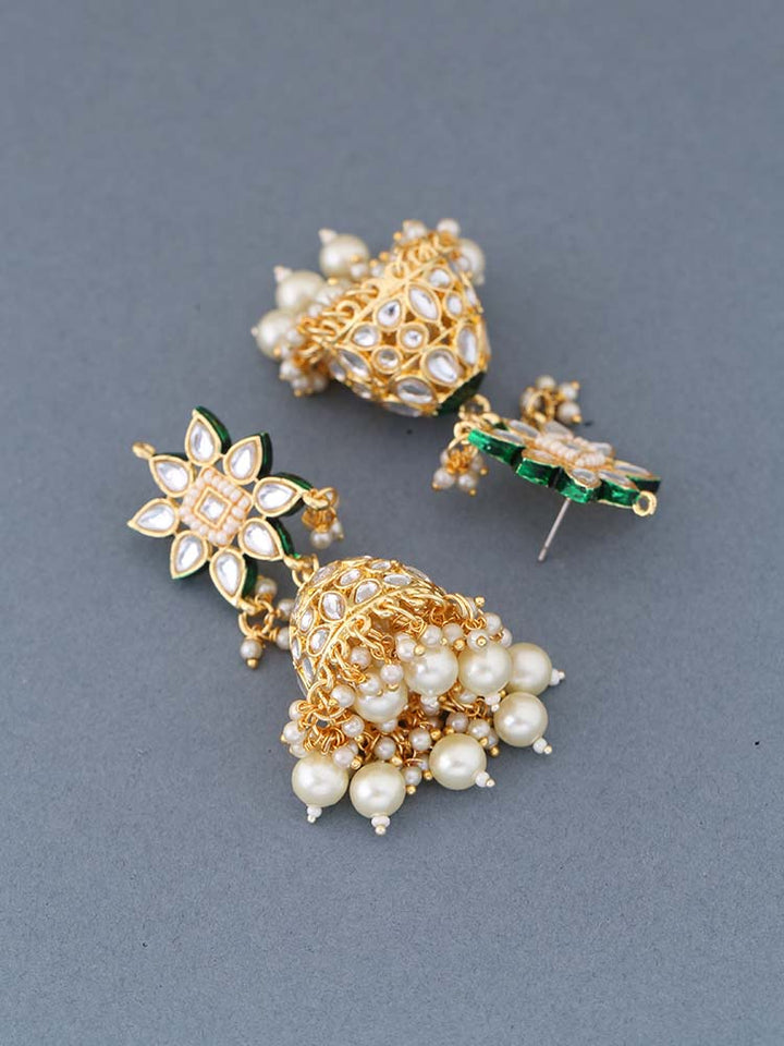 Ivory Thanvika Jhumkis