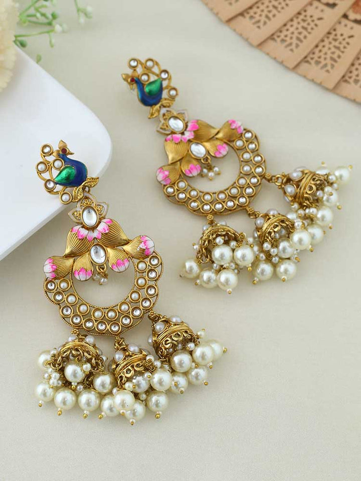 Ivory Vrishank Jhumkis