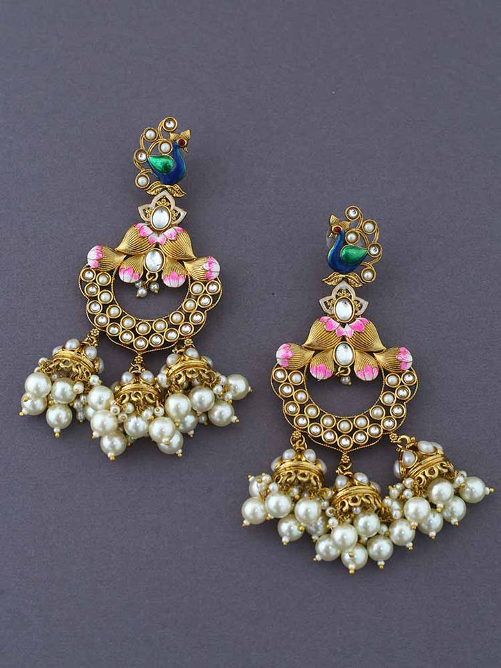 Ivory Vrishank Jhumkis