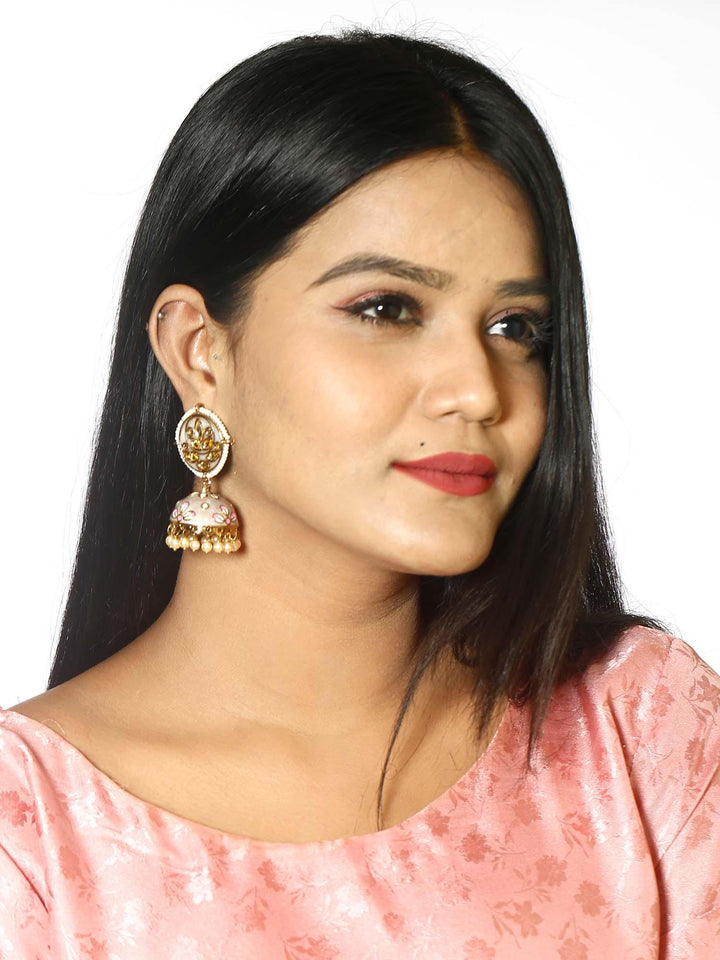 earrings - Bling Bag Ivory Havisha Ethnic Earrings