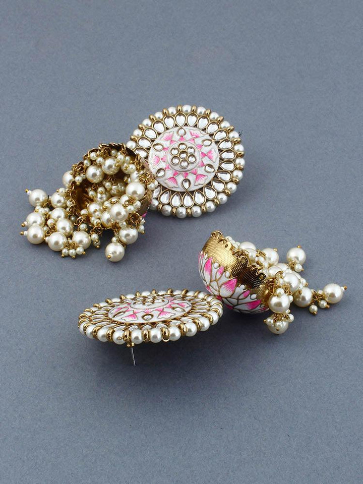 Ivory Kritika Jhumkis - Bling Bag