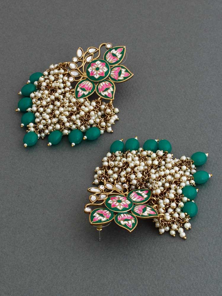 Jade Chakrika Designer Earrings - Bling Bag