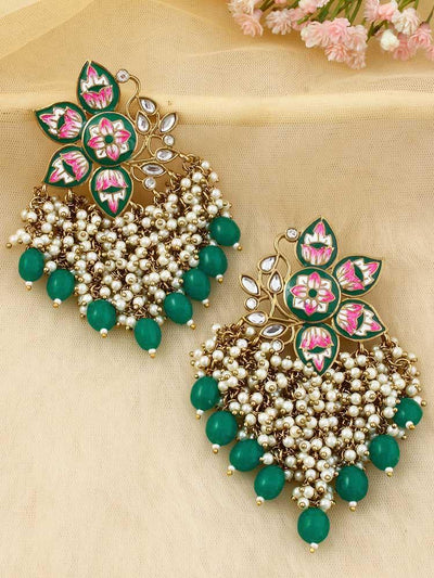 Jade Chakrika Designer Earrings - Bling Bag
