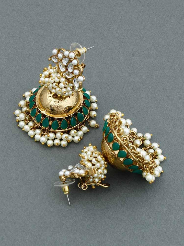 Jade Hastha Jhumkis - Bling Bag