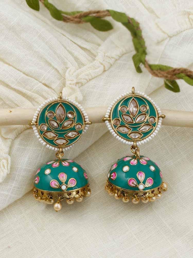 Jade Havisha Jhumkis - Bling Bag