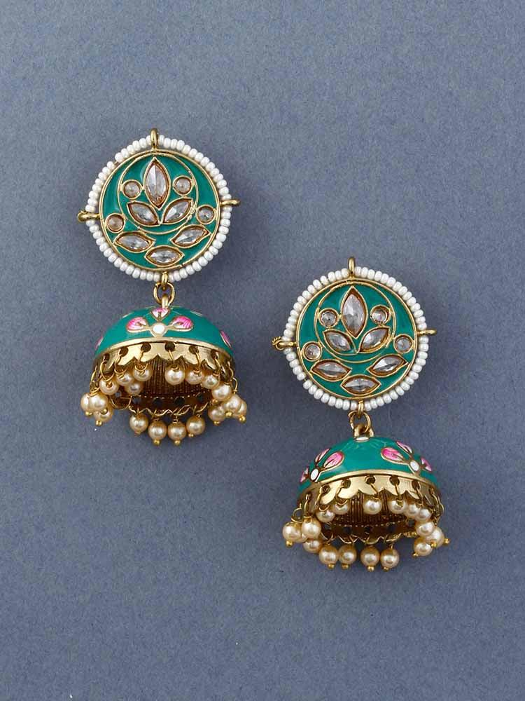 Jade Havisha Jhumkis - Bling Bag