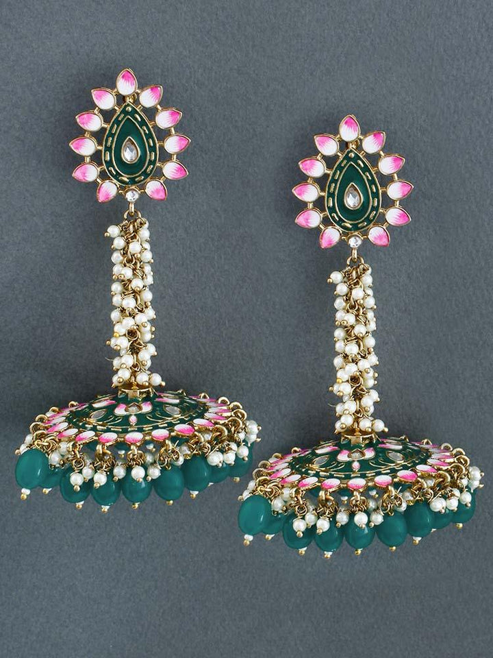 Jade Jacki Jhumkis - Bling Bag