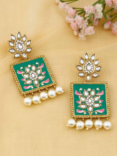 Jade Kalavati Designer Earrings - Bling Bag