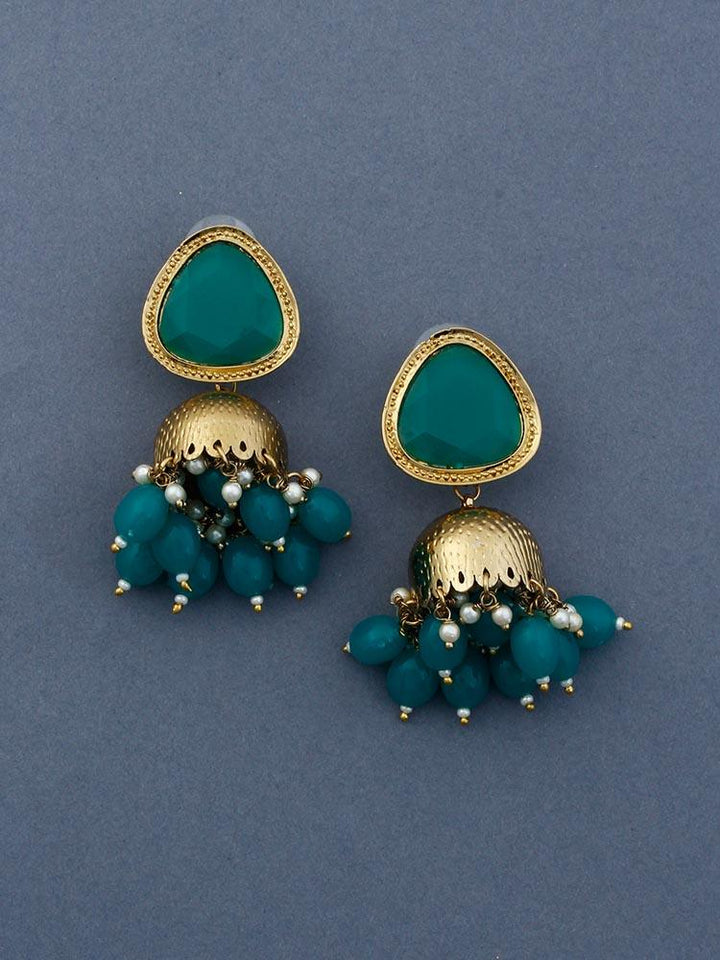 Jade Mini Shesha Jhumkis - Bling Bag