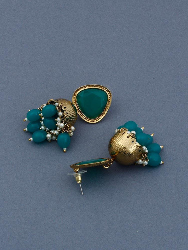 Jade Mini Shesha Jhumkis - Bling Bag