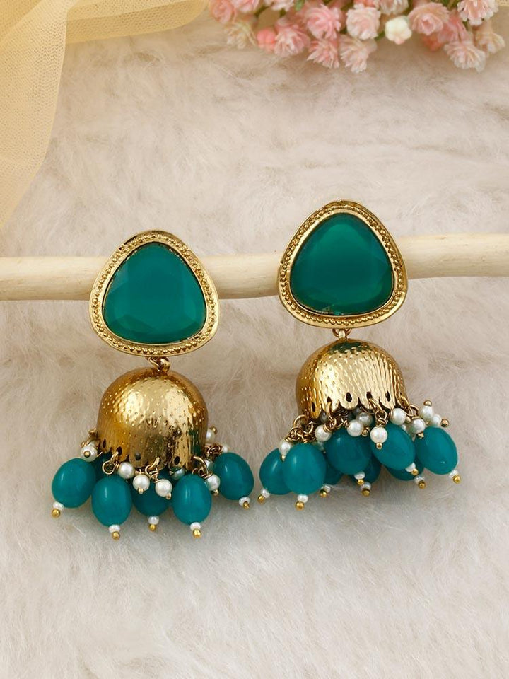 Jade Mini Shesha Jhumkis - Bling Bag