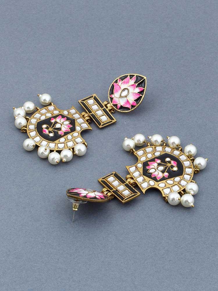 Jet Pankaj Designer Earrings - Bling Bag