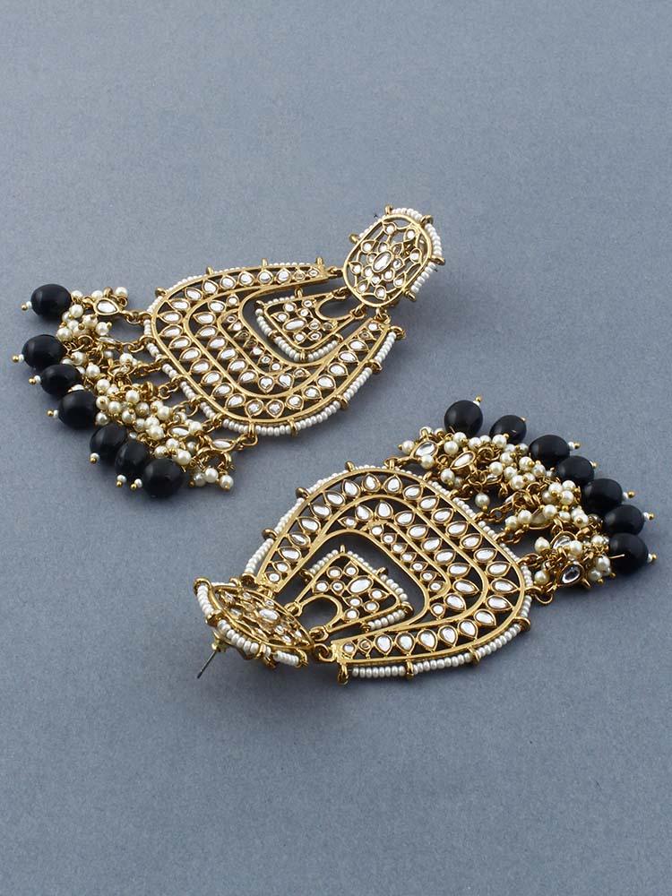 Jet Sonpari Designer Earrings - Bling Bag