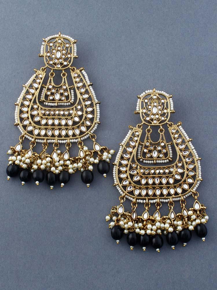 Jet Sonpari Designer Earrings - Bling Bag
