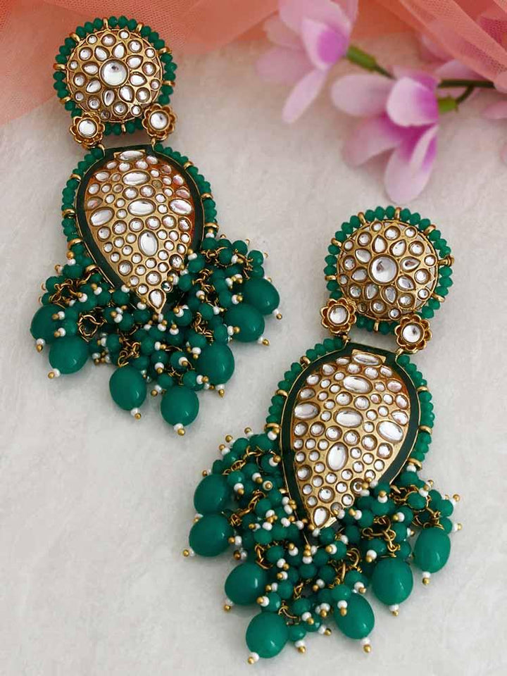 Jade Chaitali Designer Earrings - Bling Bag