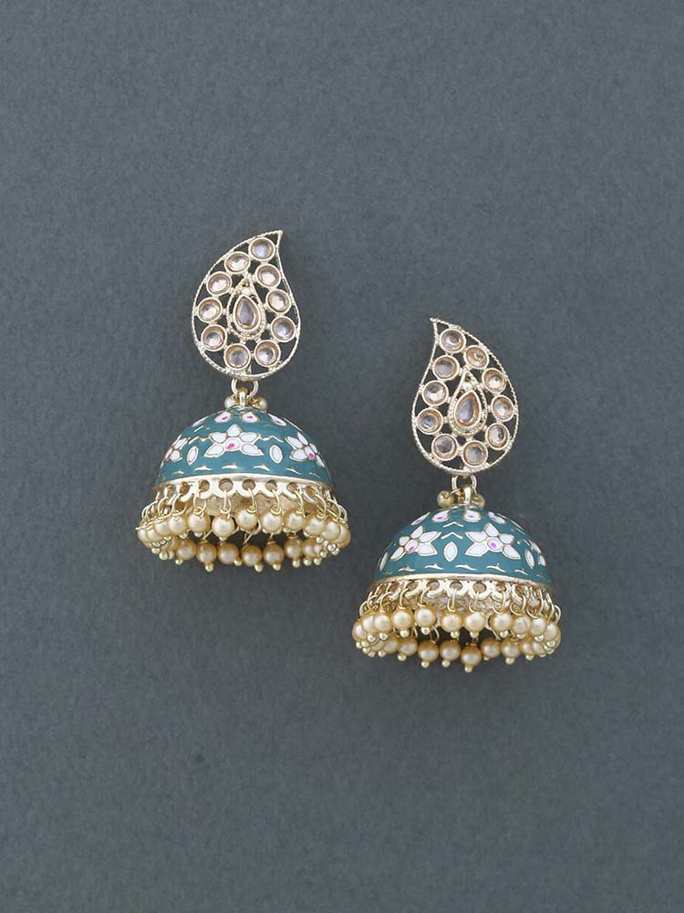 Jade Kangsha Jhumkis