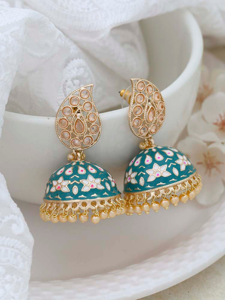 Jade Kangsha Jhumkis