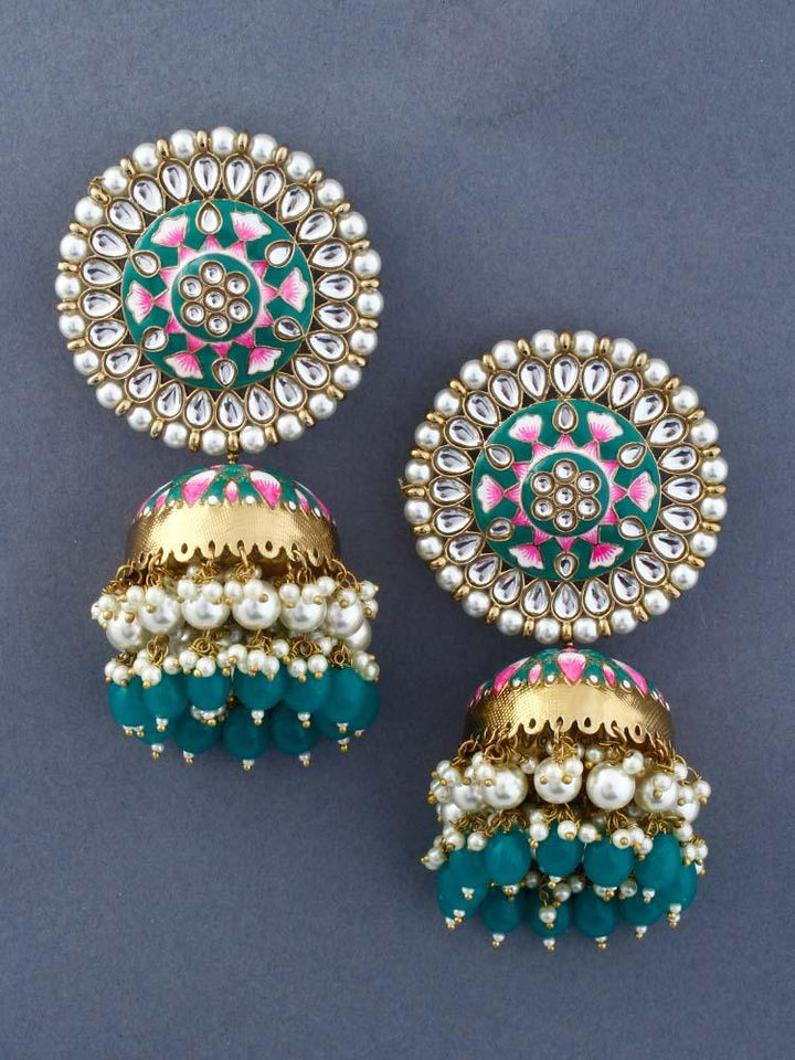 Jade Kritika Jhumkis - Bling Bag