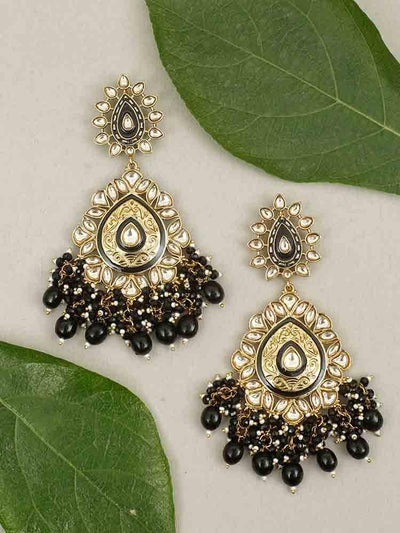 earrings - Bling Bag Jet Aaritra Designer Earrings