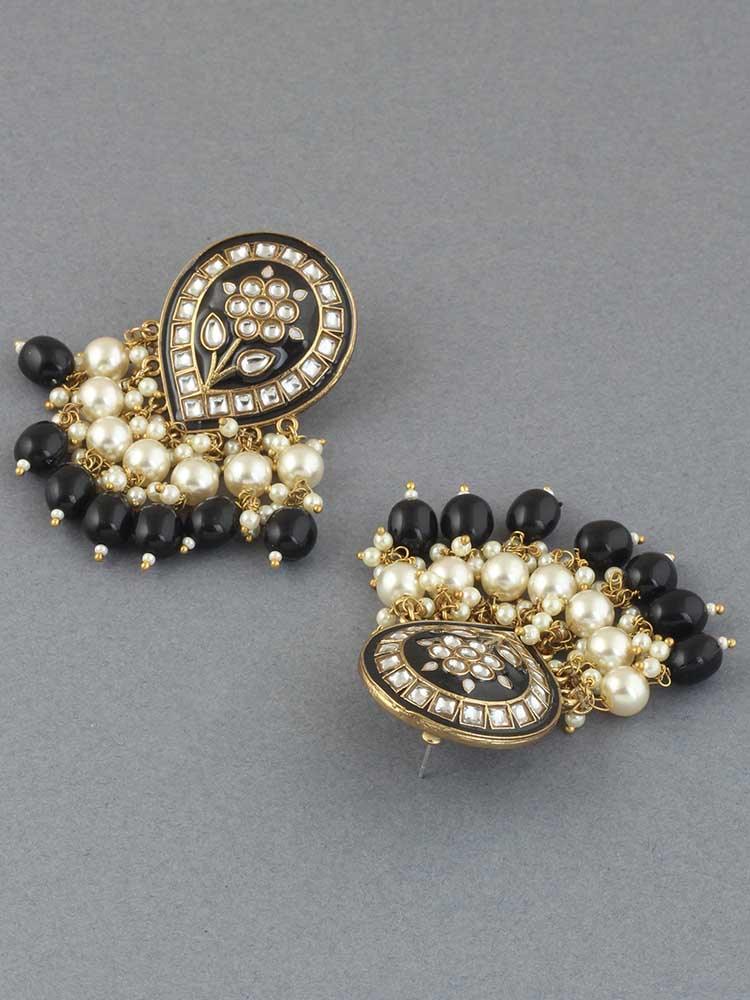 Jet Charmi Designer Earrings - Bling Bag