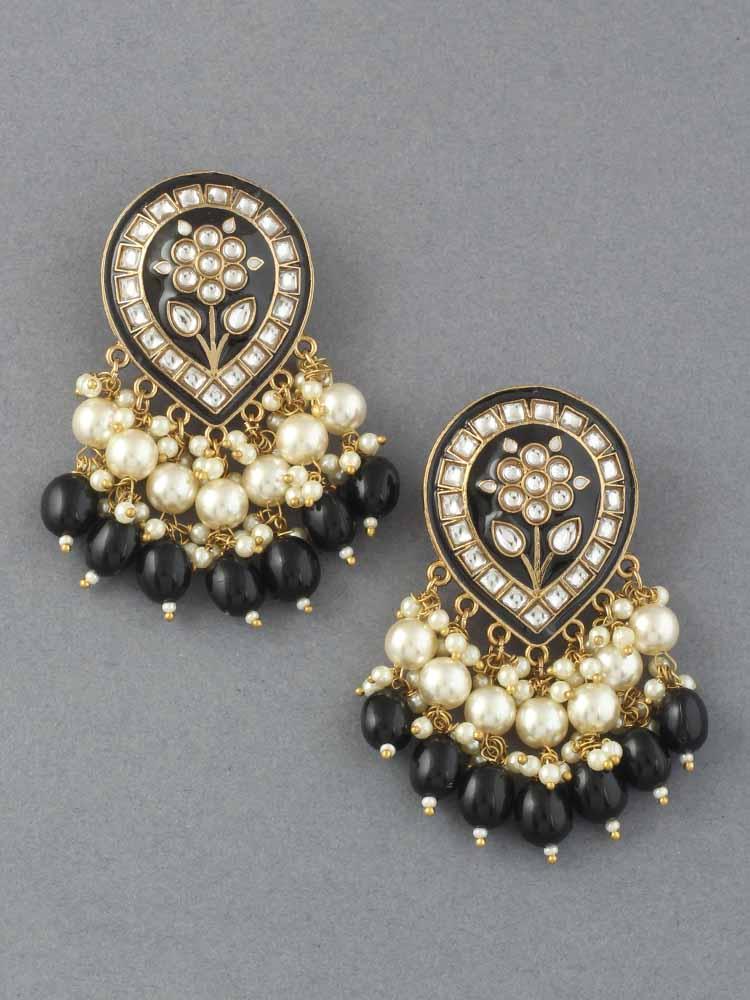 Jet Charmi Designer Earrings - Bling Bag
