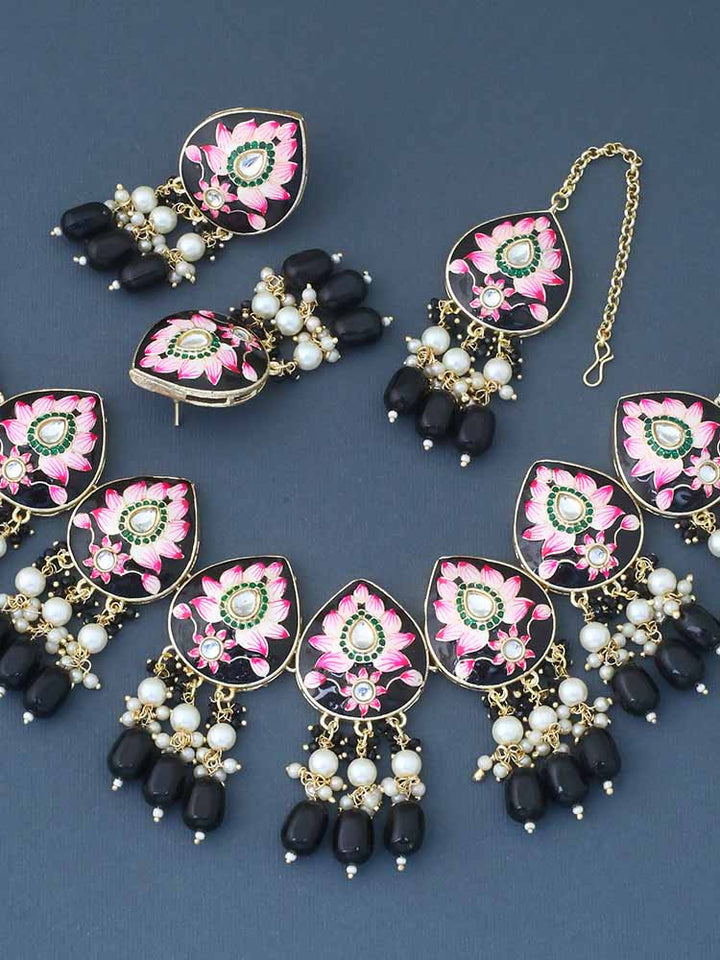 Jet Pradhnya Jewellery Set