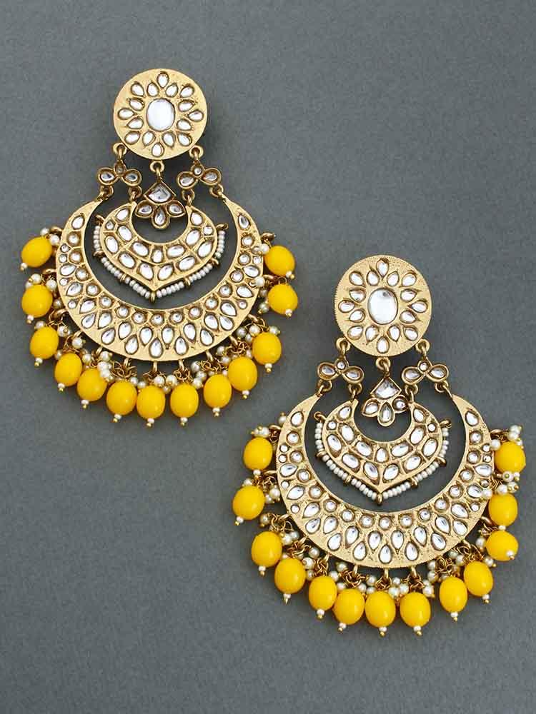 Lemon Bhoomi Chandbalis - Bling Bag