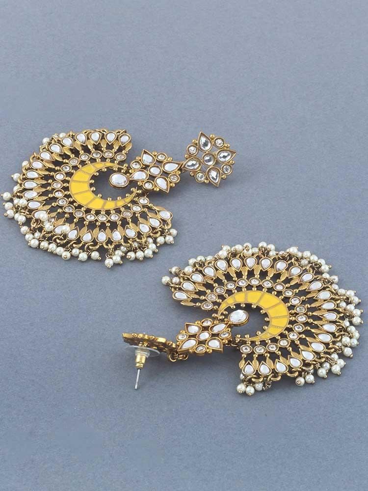 Lemon Chakra Chandbalis - Bling Bag