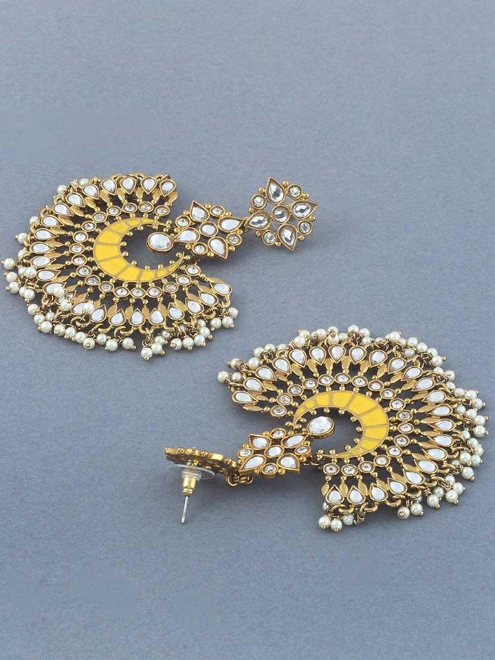 Lemon Chakra Chandbalis - Bling Bag